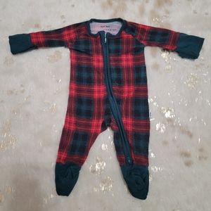 Tartan Preemie Little Sleepies